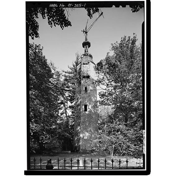 Historic Print, Frederic Bronson Windmill, 3015 Bronson Road, Fairfield, Fairfield County, CT, 16" x 20"
