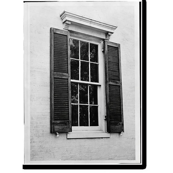 Historic Print, Frederick Douglass House, 1411 W Street, Southeast, Washington, District of Columbia, DC - 7, 18" x 24"