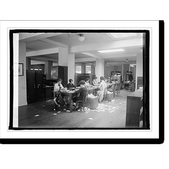 Historic Print, Frederick J. Haskin office, 16" x 20"