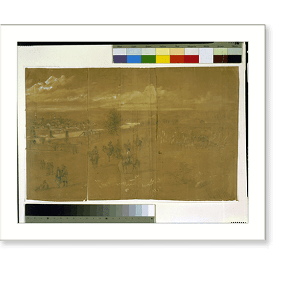 Historic Print, Fredericksburg, VA, 16" x 20"