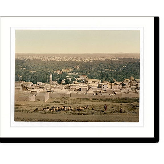 Historic Print, From Sallah Damascus Holy Land (i.e. Syria), 16" x 20"