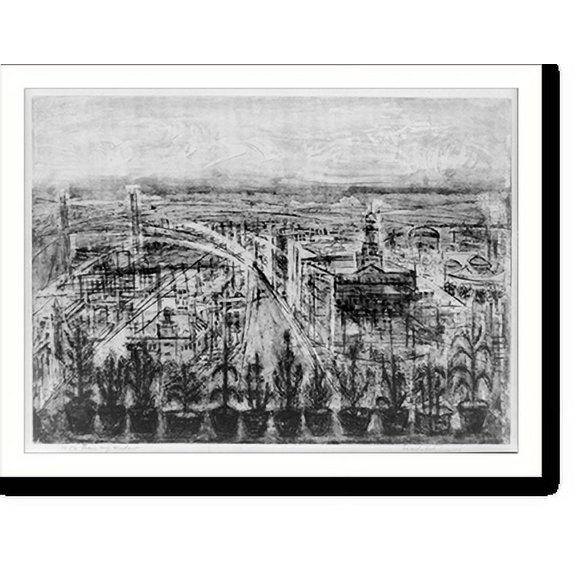 Historic Print, From my window, 16" x 20"