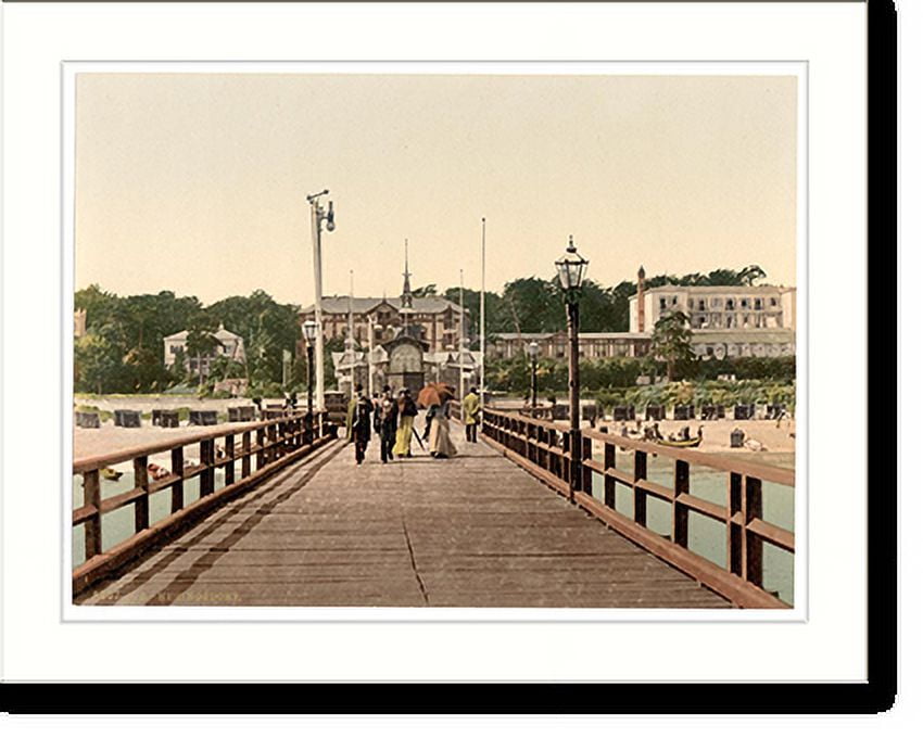 Historic Print, From the bridge Heringsdorf (i.e. Seebad Heringsdorf