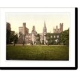 Historic Print, From the east Cardiff Castle Wales, 16" x 20"