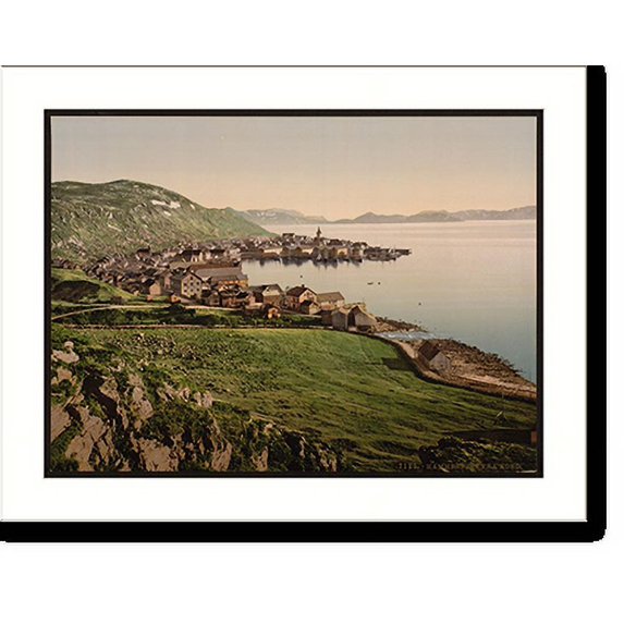 Historic Print, From the north Hammerfest Norway, 16" x 20"
