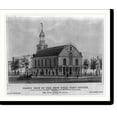 Historic Print, Front view of the New York Post office, located by
