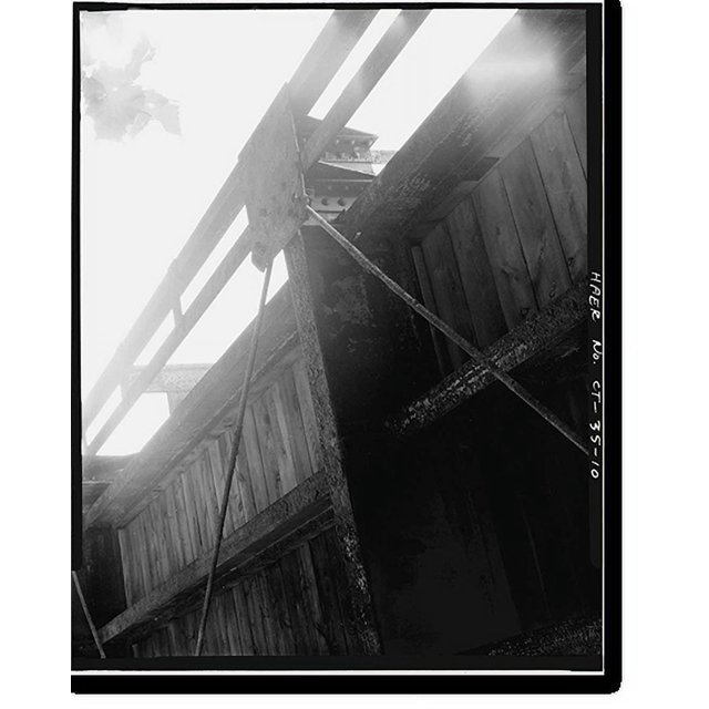 Historic Print, Frost Bridge Road Bridge, Spanning Naugatuck River