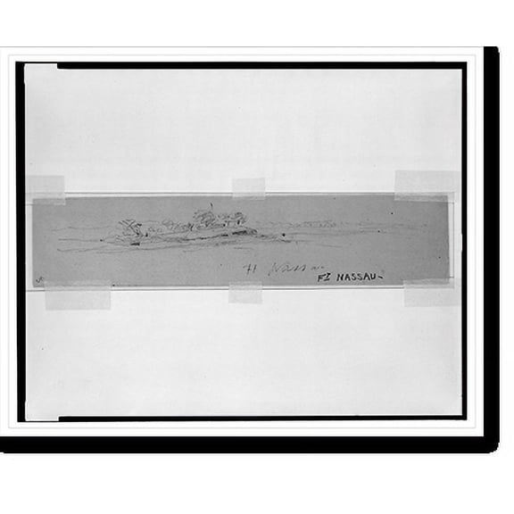 Historic Print, Ft. Nassau, 16" x 20"