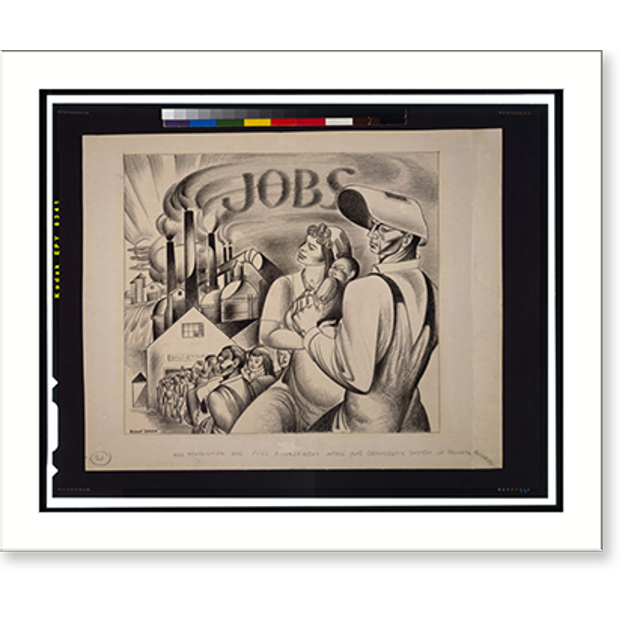 Historic Print, Full production and full employment under our