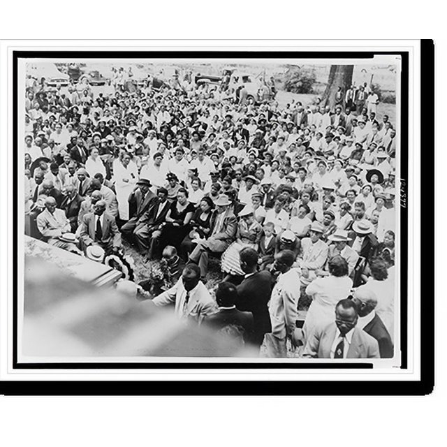 Historic Print, Funeral of Rev. W. Lee (Belzoni, Miss.), 16" x 20"