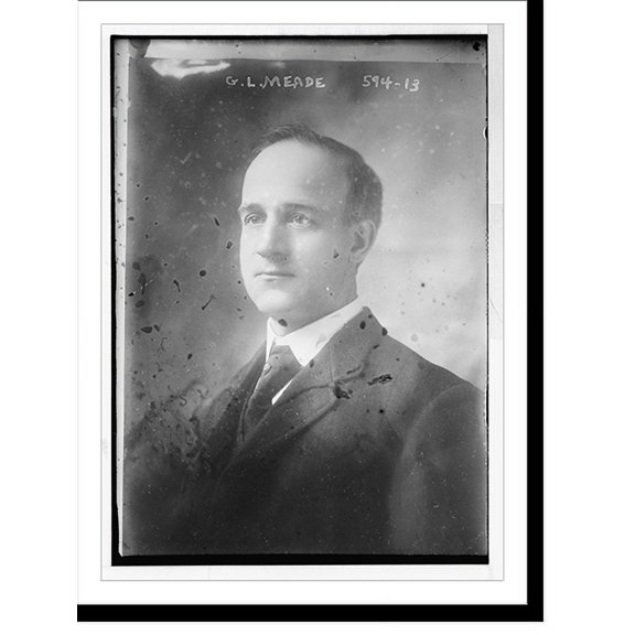 Historic Print, G.L. Meade, portrait bust, 18" x 24"