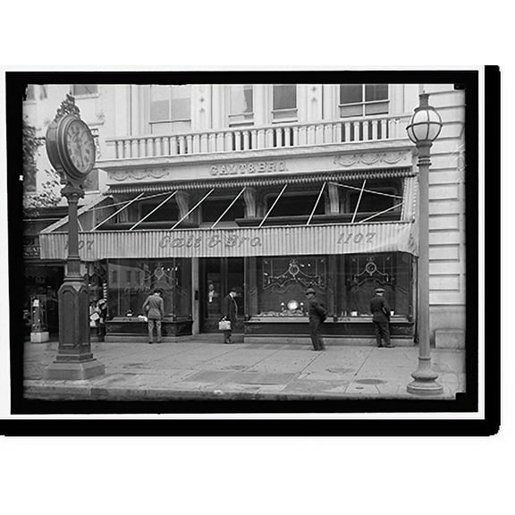 Historic Print, GALT, MRS. EDITH BOLLING. M. WOODROW WILSON, DEC. 18, 1915. HER JEWELREY STORE, 'GALT & BRO', 18" x 24"