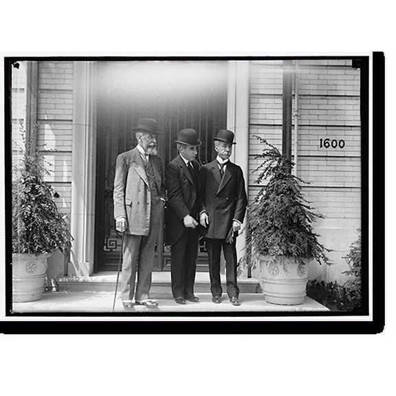 Historic Print, GAMA, DOMICIO DA, AMB. E. & P. FROM BRAZIL; NAON, ROMULO S., E.E. AND M.P. FROM THE ARGENTINE A.B.C. MEDIATORS - 2, 16" x 20"