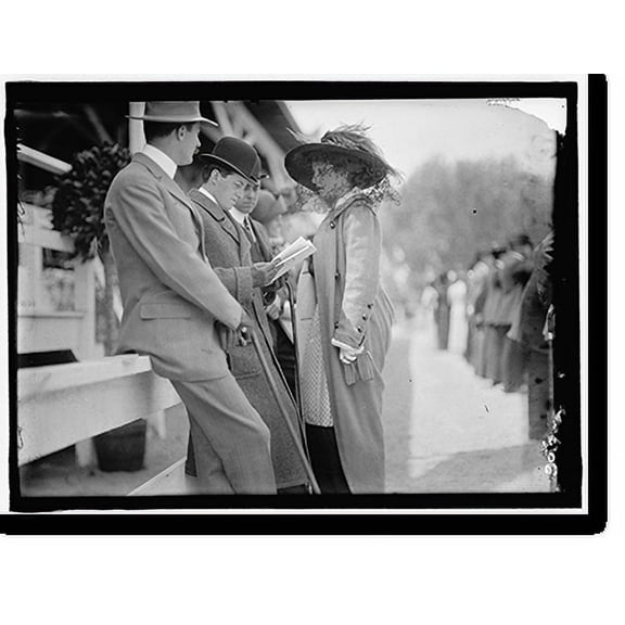 Historic Print, GERRY, MRS. PETER GOELET. HORSE SHOW, 16" x 20"