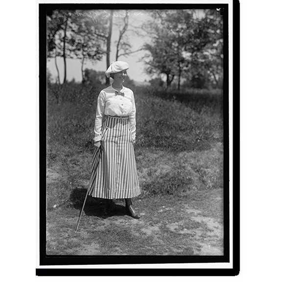 Historic Print, GORDON, MISS EDITH. PLAYING GOLF - 2, 16" x 20"