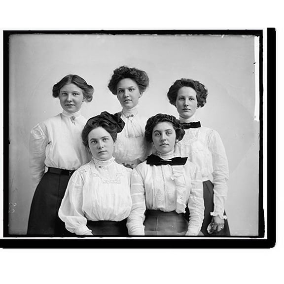 Historic Print, GUNSTON HALL. GROUP, 18" x 24"