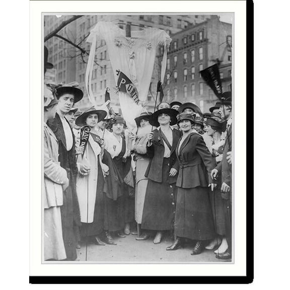 Historic Print, [Garment workers parading on May Day, New York, New York], 18" x 24"