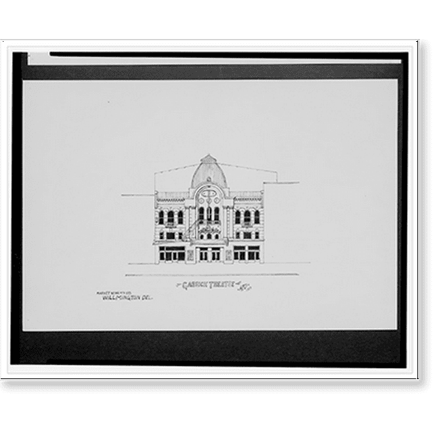 Historic Print, [Garrick Theatre, Market St. near 9th St., Wilmington