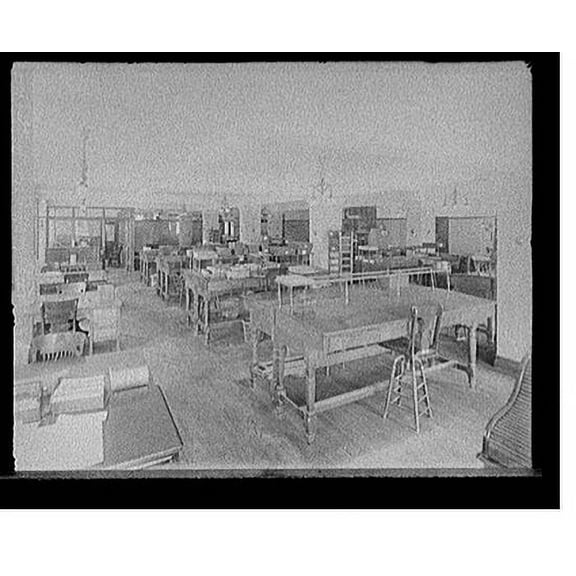 Historic Print, Gas office, third floor from front, 16" x 20"