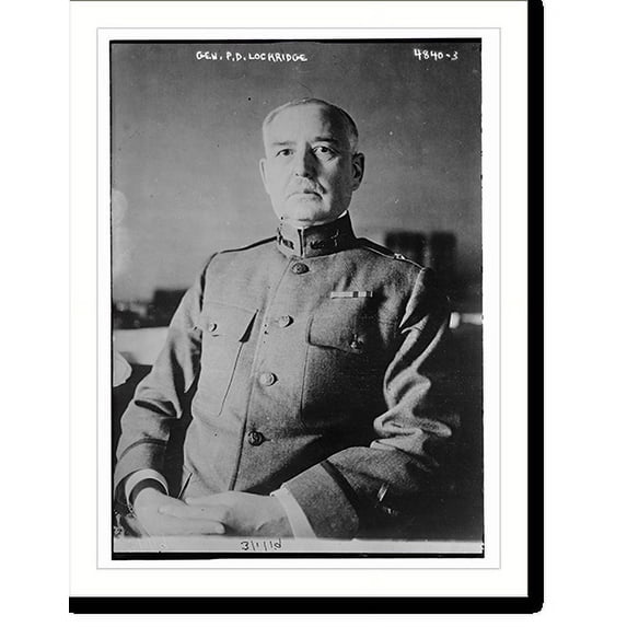 Historic Print, Gen. P.D. Lockridge, 16" x 20"