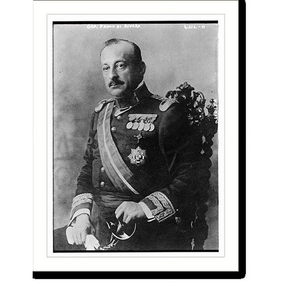 Historic Print, Gen. Primo Di Rivera, 16" x 20"