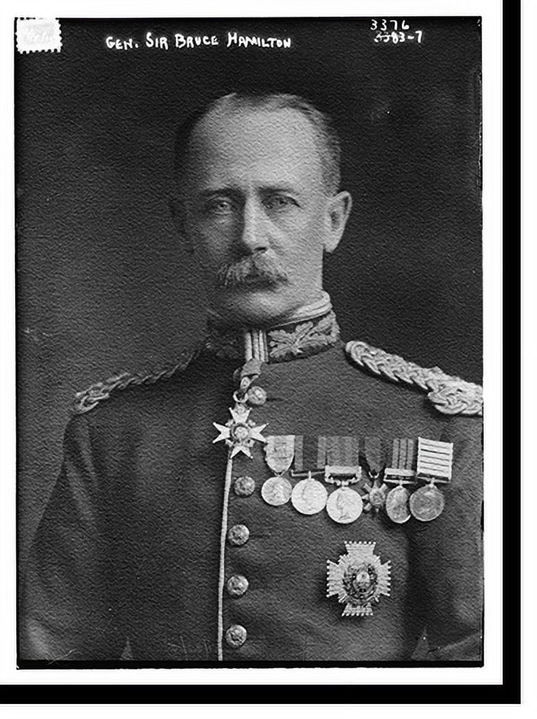Historic Print, Gen. Sir Bruce Hamilton, 16" x 20"