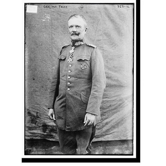 Historic Print, Gen. von Falck, 16" x 20"
