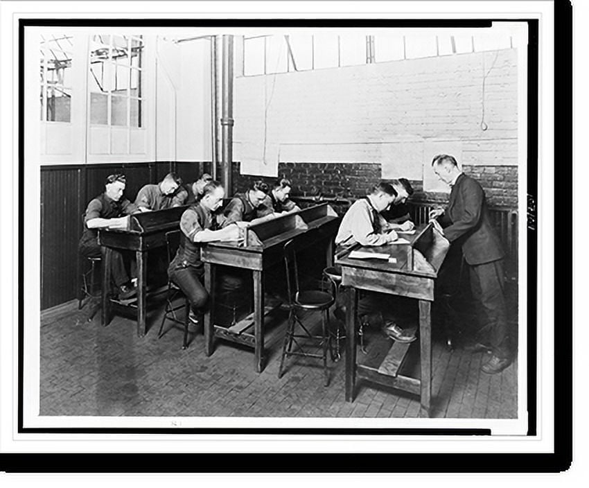 Historic Print, General Electric Company, Fort Wayne, Indiana, 16" x 20