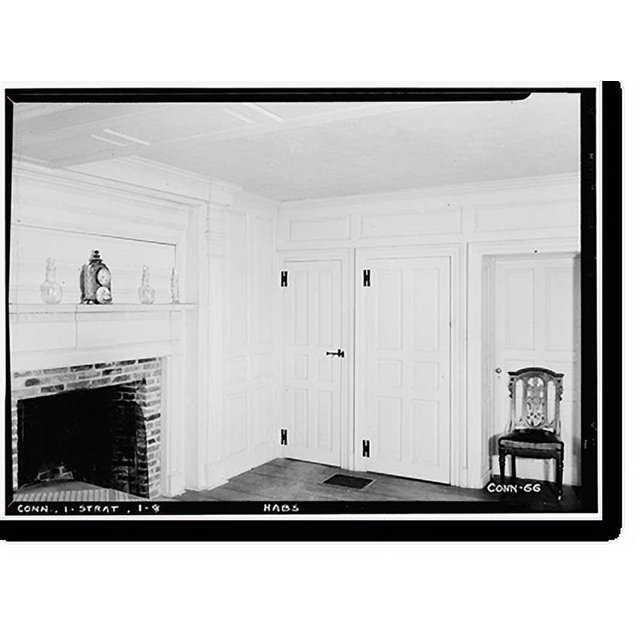 Historic Print, General Joseph Walker House, 2175 Elm Street, Stratford