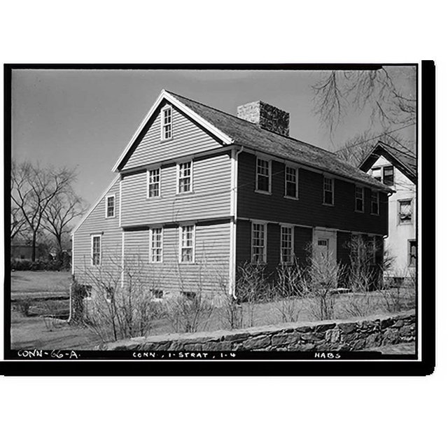 Historic Print, General Joseph Walker House, 2175 Elm Street, Stratford