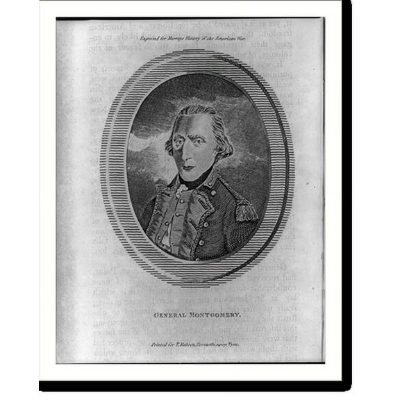 Historic Print, General Montgomery, 16" x 20"
