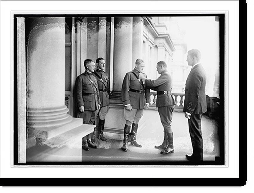 Historic Print, General Pershing receiving Am. Legion Medal, 10/29/21
