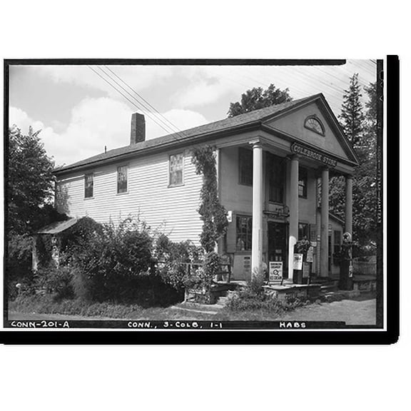 Historic Print, General Store, Colebrook, Litchfield County, CT, 16" x 20"