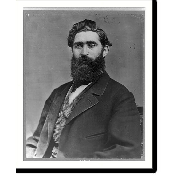 Historic Print, [General Thomas Moonlight, head-and-shoulders portrait, facing left], 16" x 20"