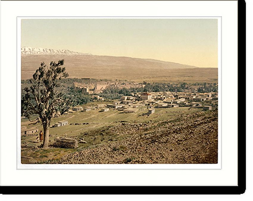 Historic Print, General view Baalbek Holy Land (i.e.Balabakk Lebanon