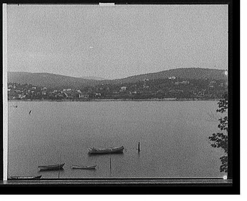 Historic Print, [General view, Bar Harbor, Maine], 16" x 20"