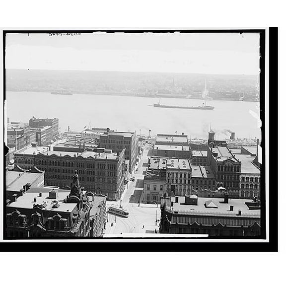 Historic Print, [General view, Detroit, Mich.] - 7, 18" x 24"