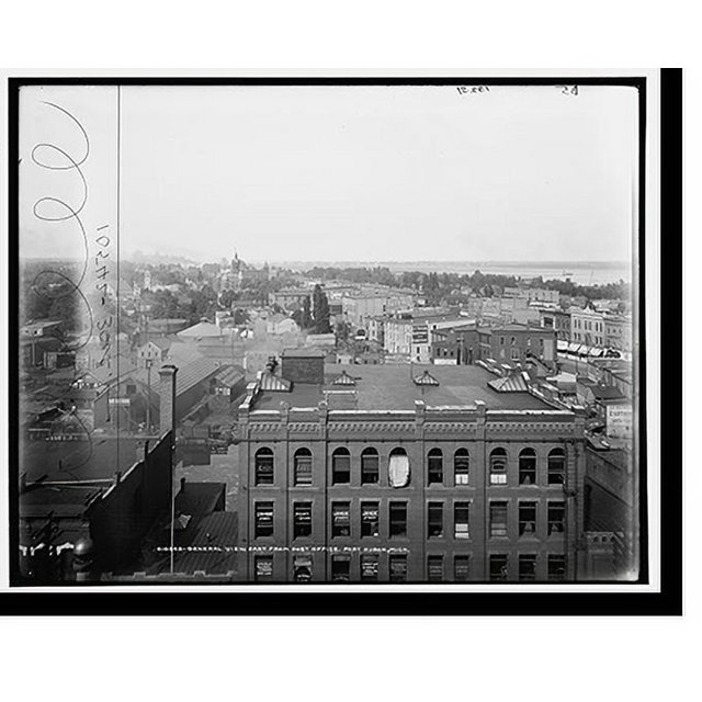 Historic Print, General view east from Post Office, Port Huron, Mich. 2, 16" x 20"