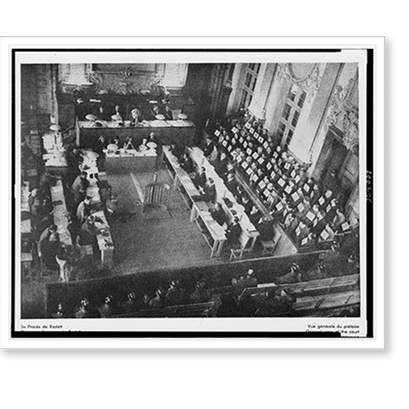 Historic Print, General view of the court, 16" x 20"