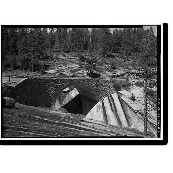 Historic Print, Generals Highway, Clover Creek Bridge, Spanning Clover Creek on Generals Highway, approxi, Three Rivers vicinity, Tulare County, CA, 16" x 20"