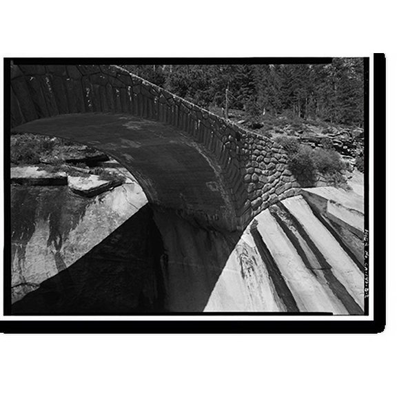 Historic Print, Generals Highway, Clover Creek Bridge, Spanning Clover Creek on Generals Highway, approxi, Three Rivers vicinity, Tulare County, CA - 2, 16" x 20"