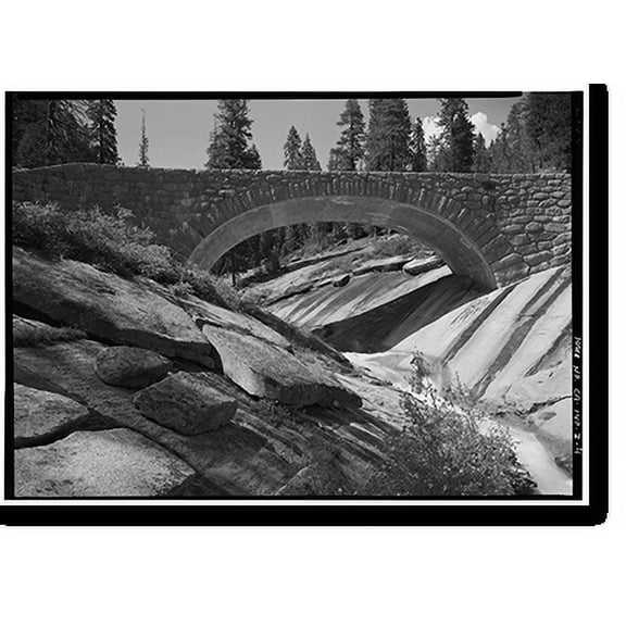 Historic Print, Generals Highway, Clover Creek Bridge, Spanning Clover Creek on Generals Highway, approxi, Three Rivers vicinity, Tulare County, CA - 4, 16" x 20"