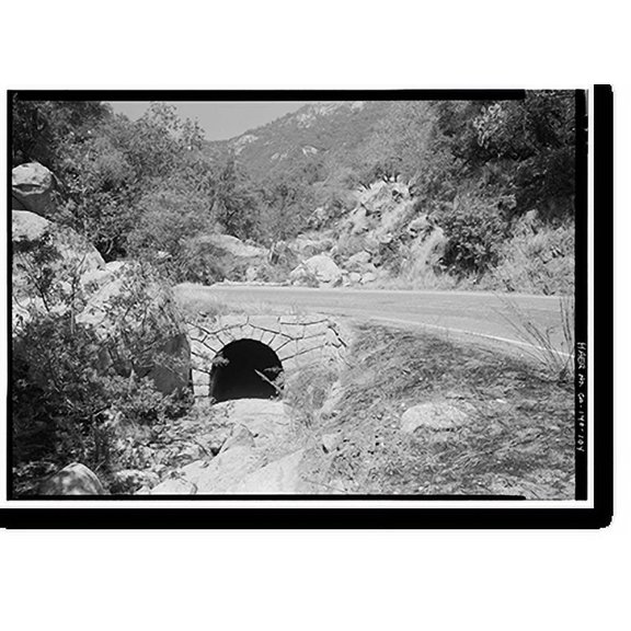 Historic Print, Generals Highway, Three Rivers vicinity, Tulare County, CA - 101, 16" x 20"
