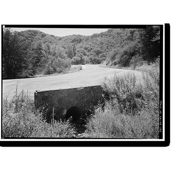 Historic Print, Generals Highway, Three Rivers vicinity, Tulare County, CA - 102, 16" x 20"