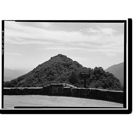 Historic Print, Generals Highway, Three Rivers vicinity, Tulare County, CA - 103, 18" x 24"