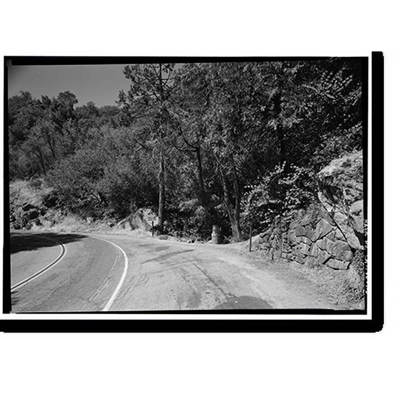 Historic Print, Generals Highway, Three Rivers vicinity, Tulare County, CA - 112, 16" x 20"