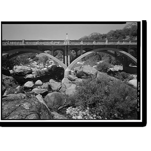 Historic Print, Generals Highway, Three Rivers vicinity, Tulare County, CA - 30, 16" x 20"