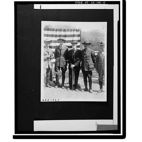 Historic Print, Generals Highway, Three Rivers vicinity, Tulare County, CA - 4, 18" x 24"
