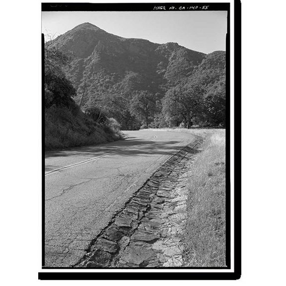 Historic Print, Generals Highway, Three Rivers vicinity, Tulare County, CA - 52, 16" x 20"