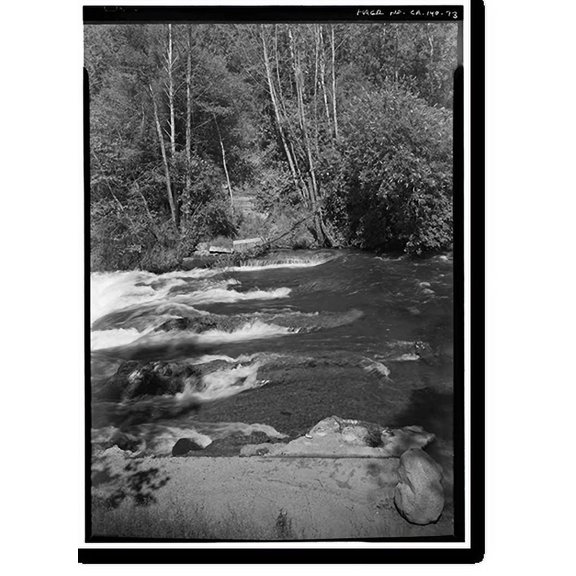 Historic Print, Generals Highway, Three Rivers vicinity, Tulare County, CA - 70, 16" x 20"
